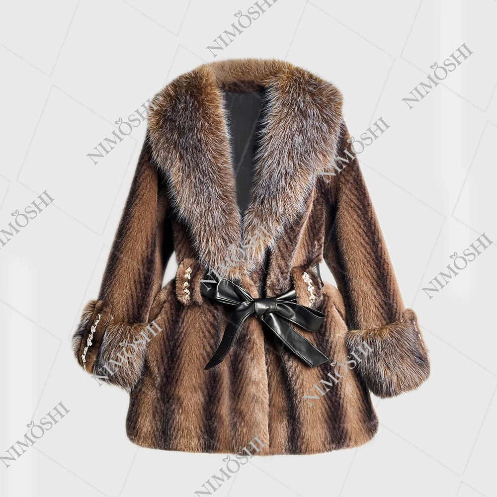 NIMðSHI【娴儿专属】韩系高级感时尚百搭毛衣收腰减龄外套女 L5088