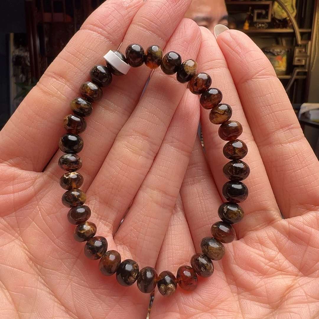 家****琥珀未镶嵌裸石抚顺琥珀10285七