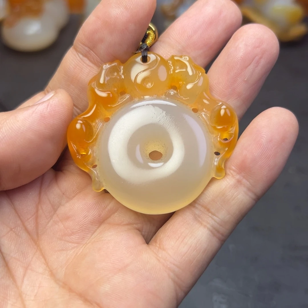磷***液未镶嵌手把玛瑙/玉髓