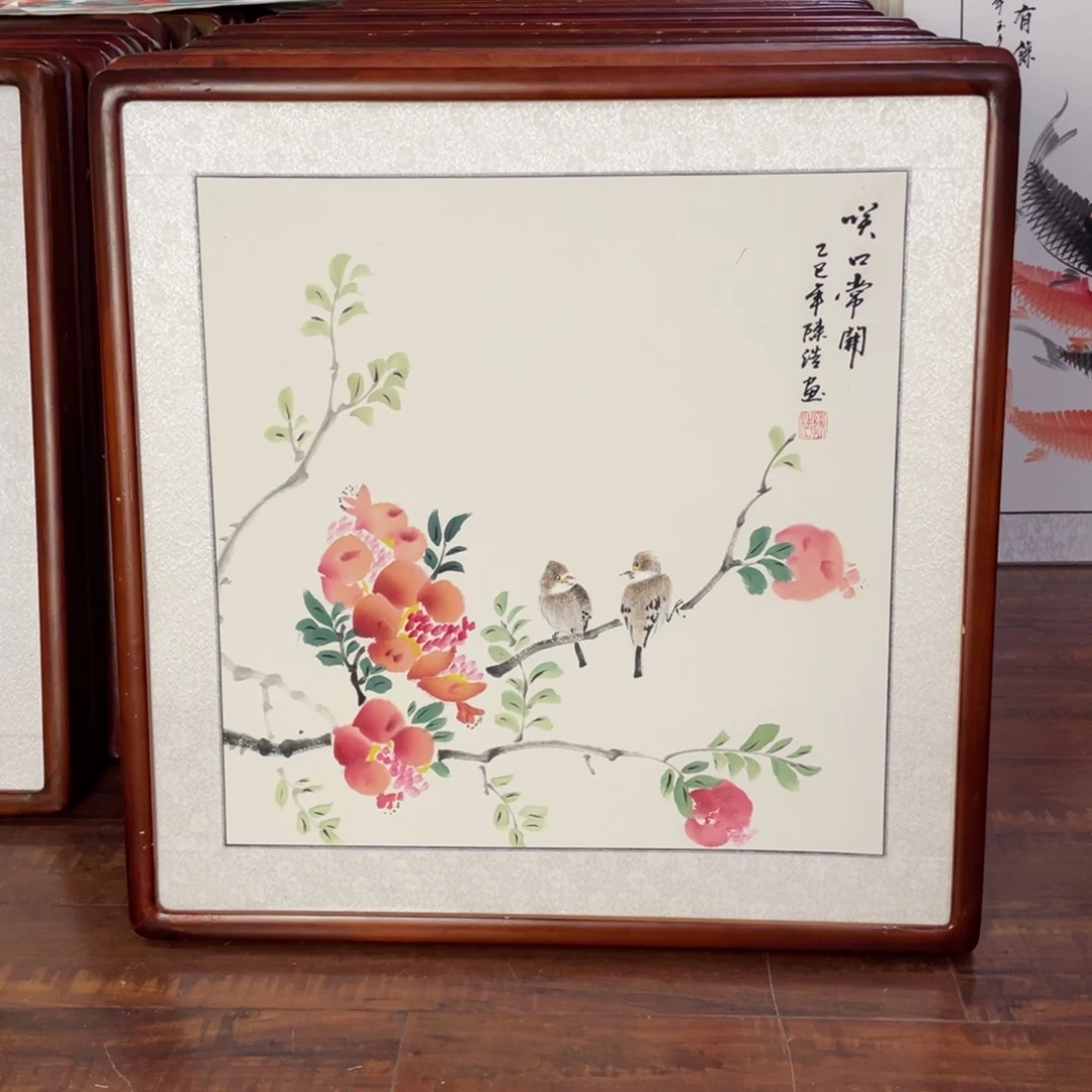 国画带框尺寸63*63厘米