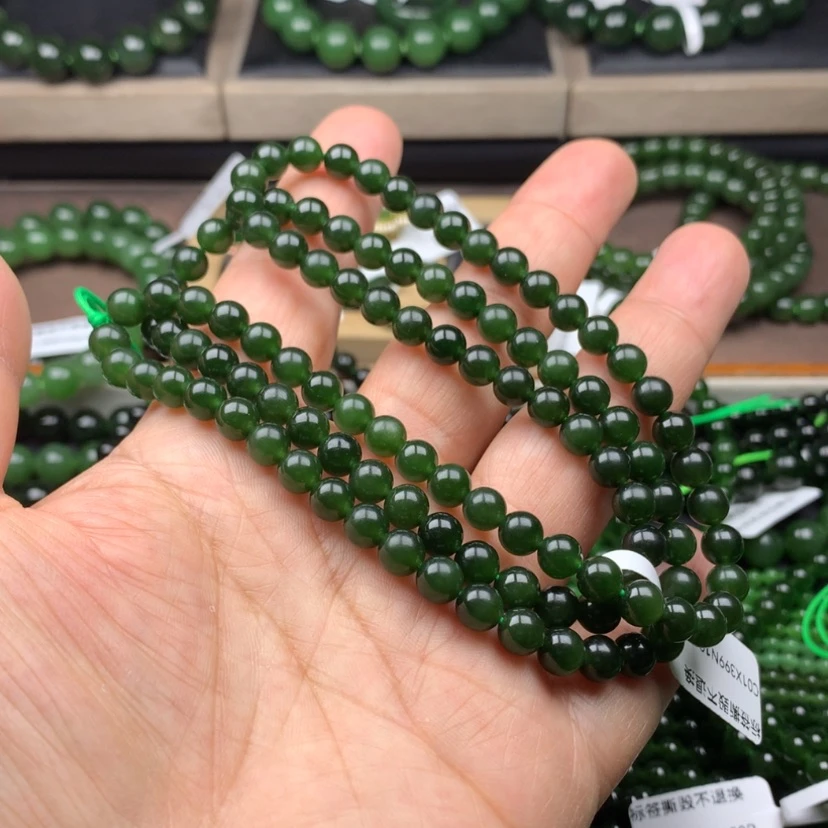 【闪购商品】颈饰未镶嵌和田玉（碧玉）兔*6m m