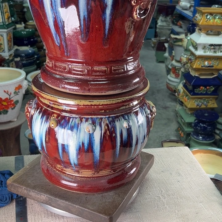 泳坤堂石湾盆国*陶瓷