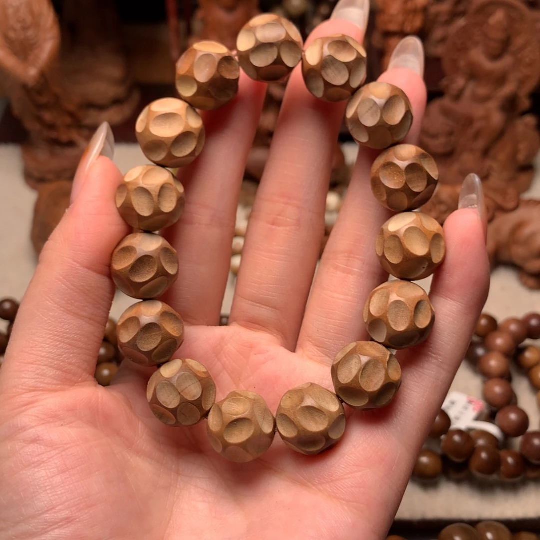 手串/手链檀香木老山檀香1.5奶香无相