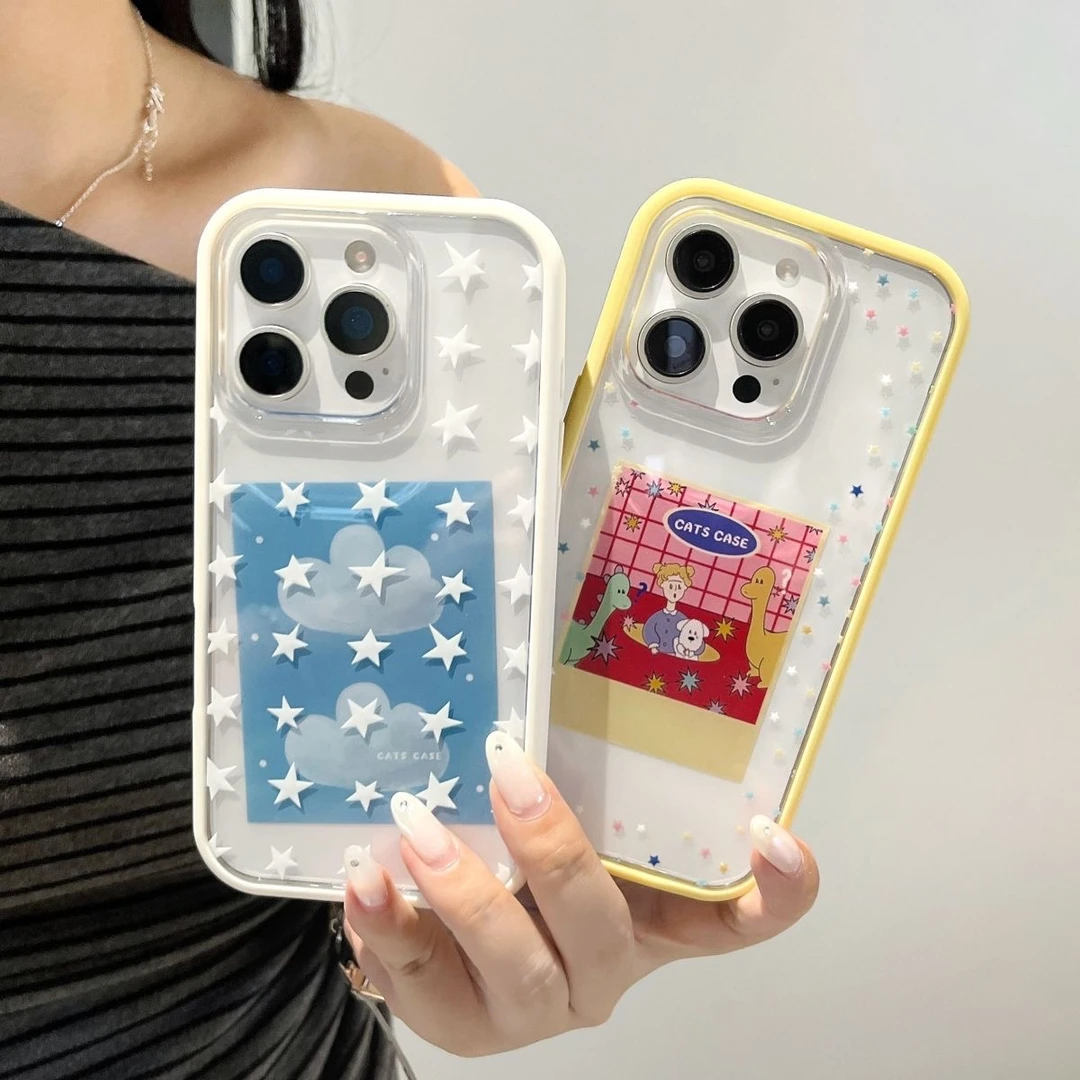 闪度侠星星恐龙女孩适用iPhone17pro手机壳苹果16华为vivoppo小米