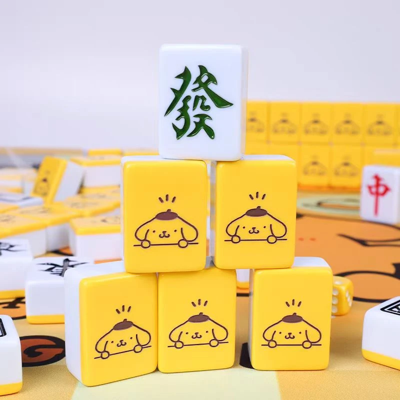 【跟单请拍这里】可爱网红卡通家用手搓麻将迷你便携式旅行30号麻将