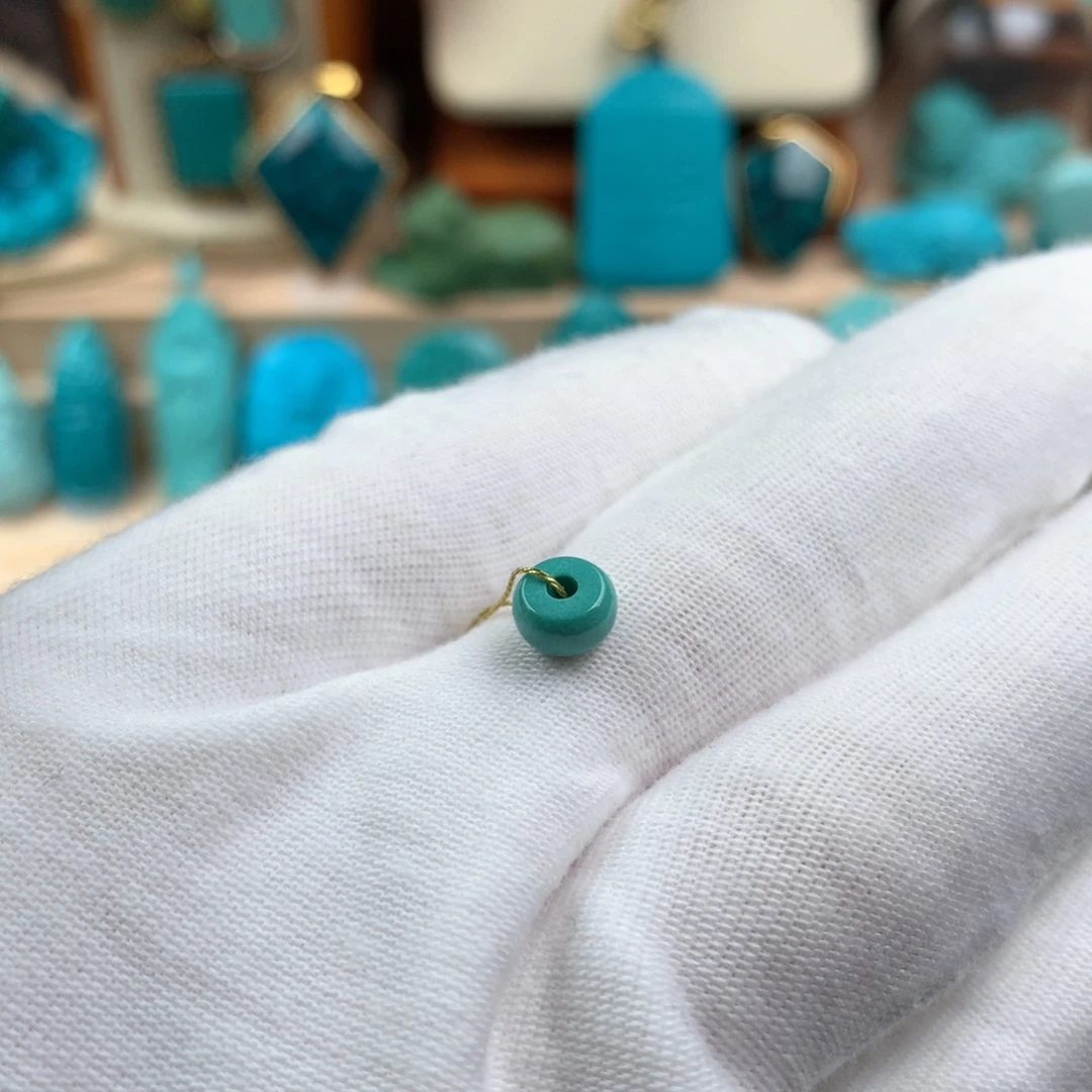 未镶嵌绿松石隔片卡6.5