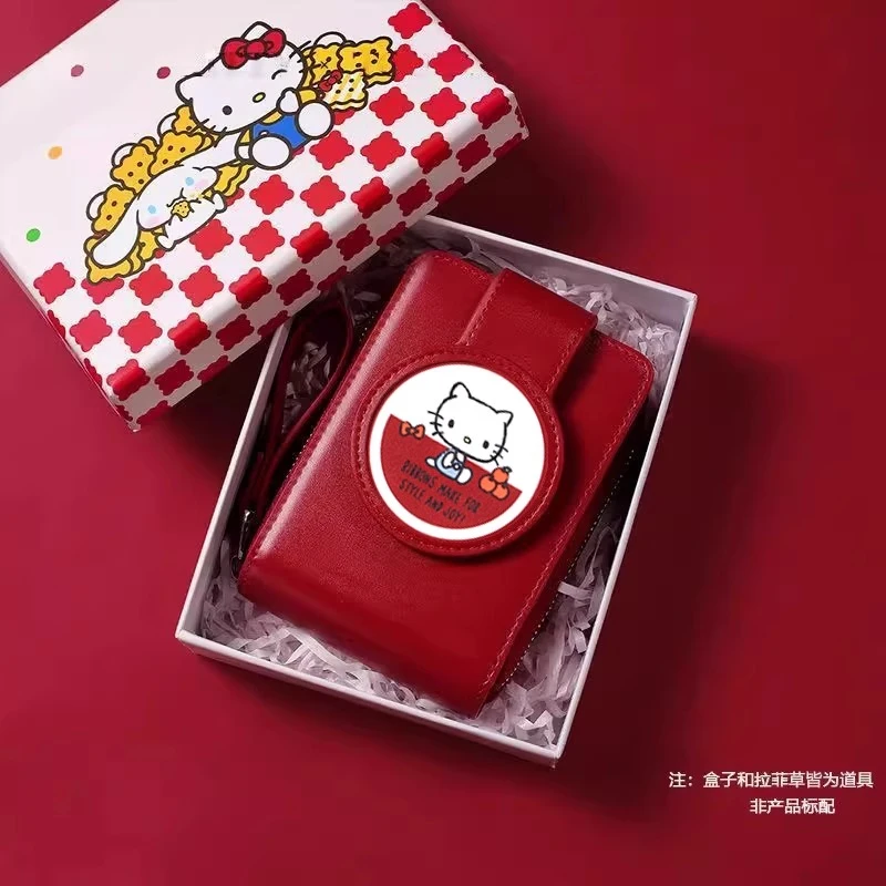 2025新款可爱时尚凯蒂猫kt钱包证件收纳零钱卡包生日礼物大容量款