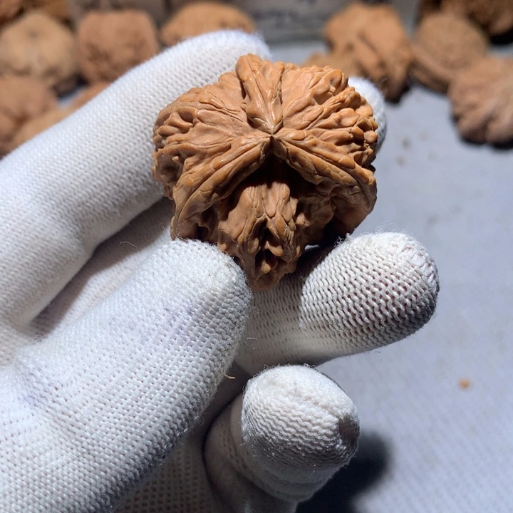 文玩核桃吊坠小*锹文玩核桃单只