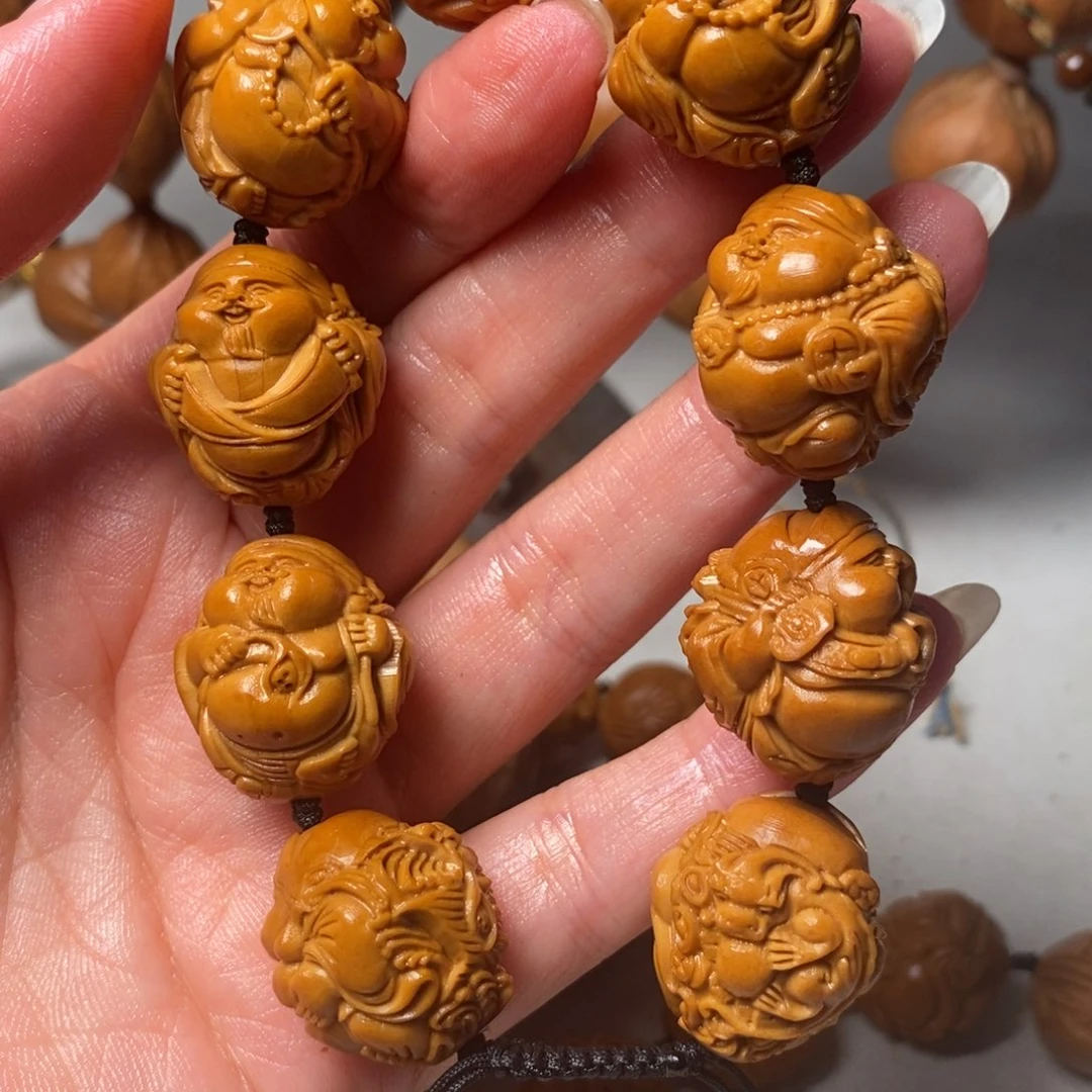 橄榄核手串/手链瑞兽财神