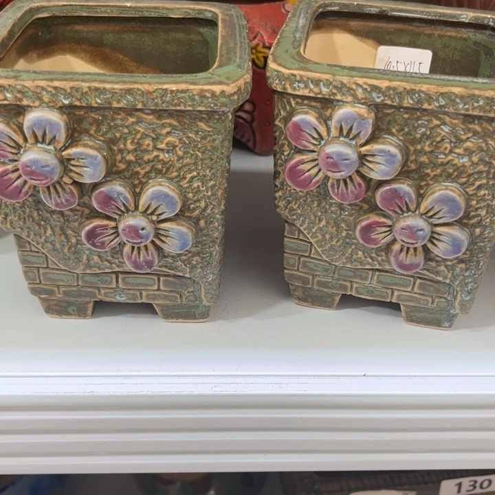 紫砂花盆粗陶材质多肉花盆