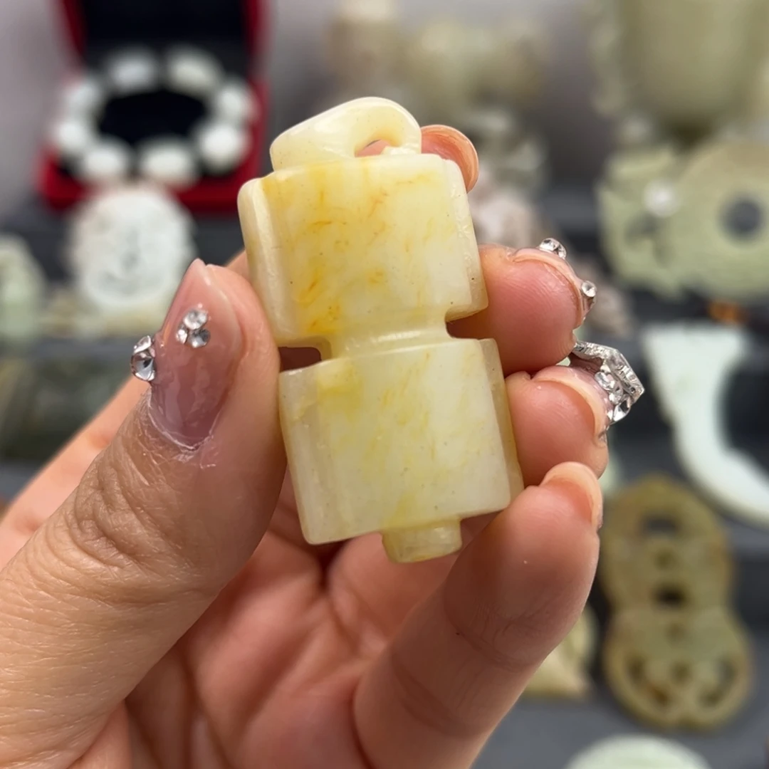 和田玉未镶嵌颈饰鉴古藏珍鉴古藏珍