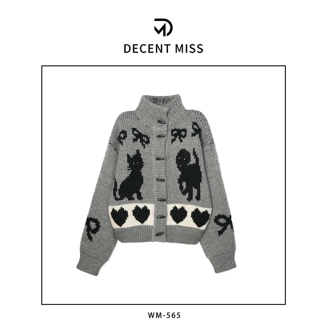 DECENT MISS重工定制古典传承手工精制时尚毛衣WM-565