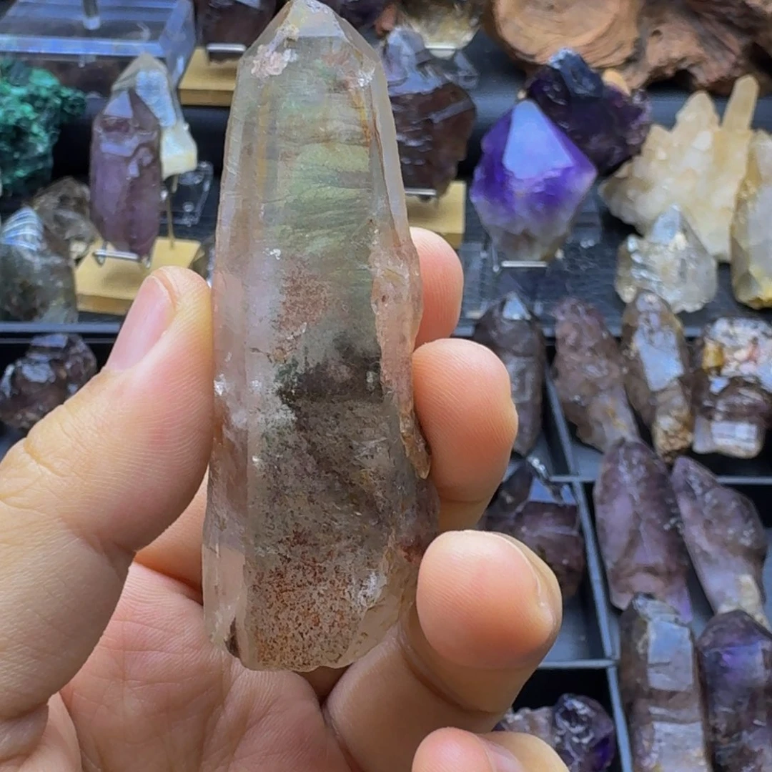 石材巴西幽灵原石