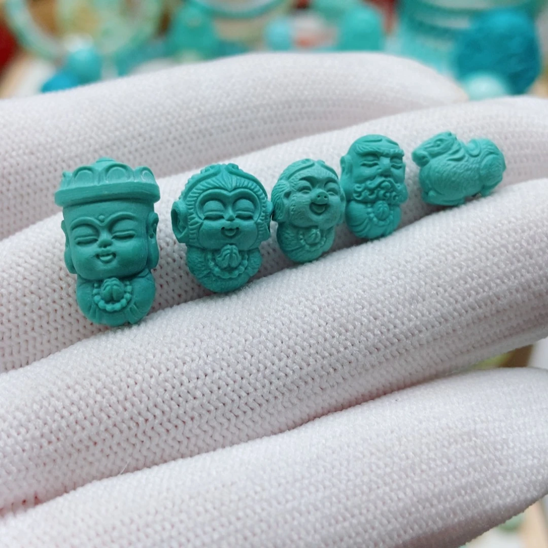 绿松石未镶嵌西游记套装