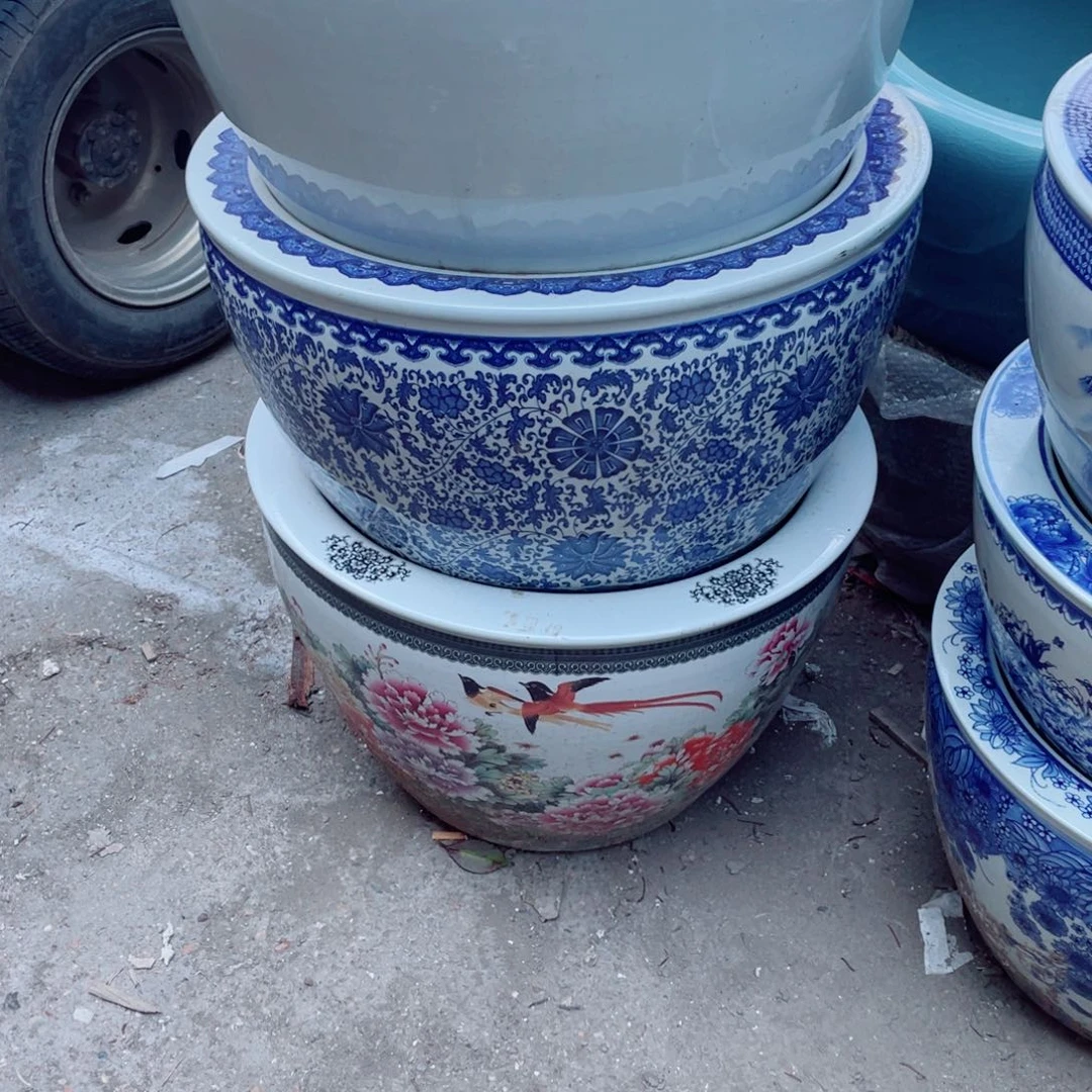缸青花缠枝莲62✖️42