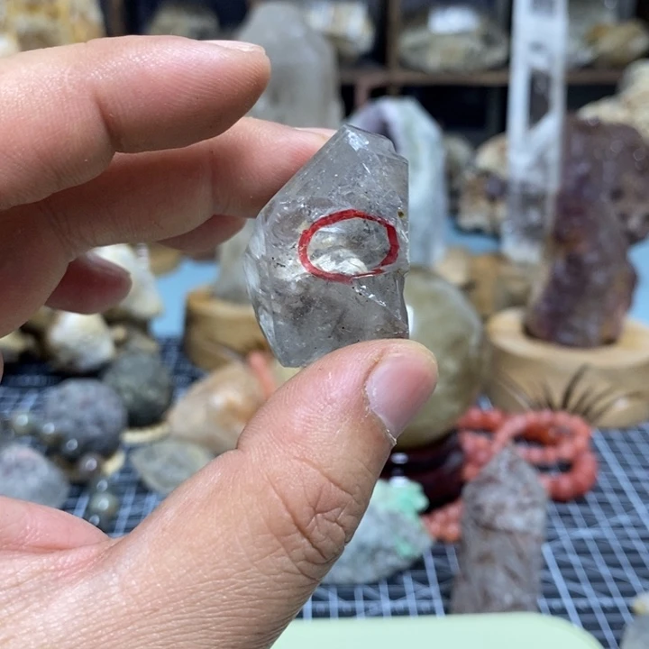 水晶水晶柱未镶嵌