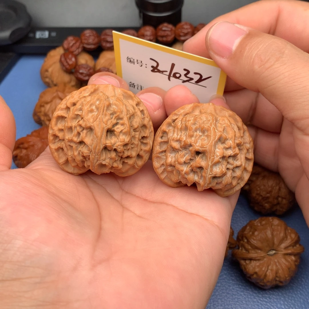 文玩核桃把件43苹果1032