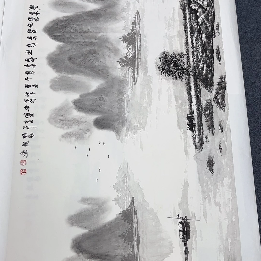 国画纯手绘国画大捡漏了啦