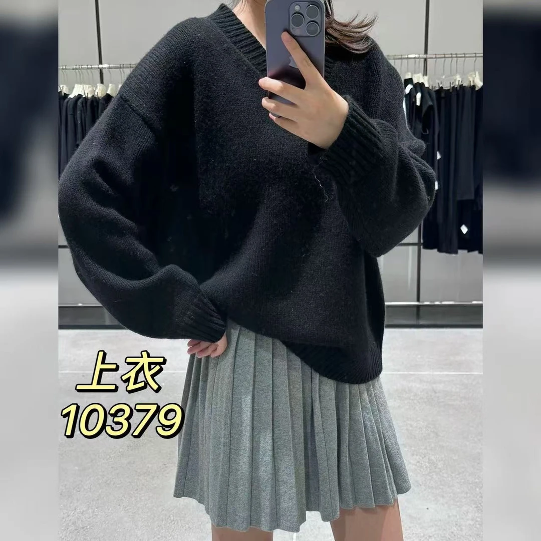 10379（部分无水洗唛，介意慎拍） SANFAN新款针织衫
