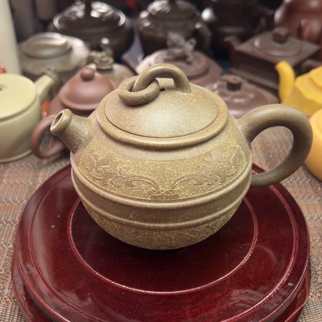 茶壶紫砂宜兴原矿紫砂壶300毫升容量