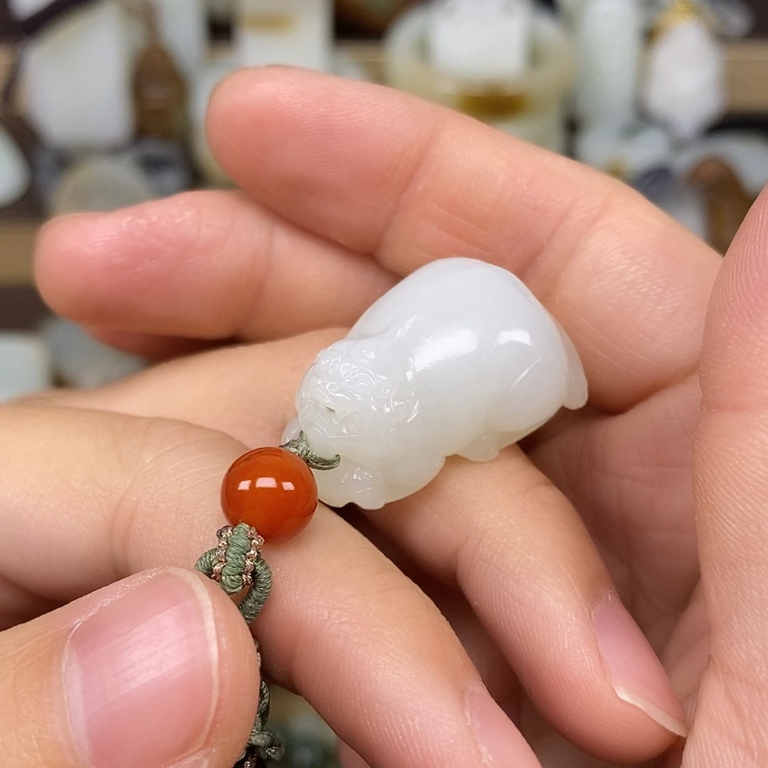 和田玉未镶嵌颈饰56