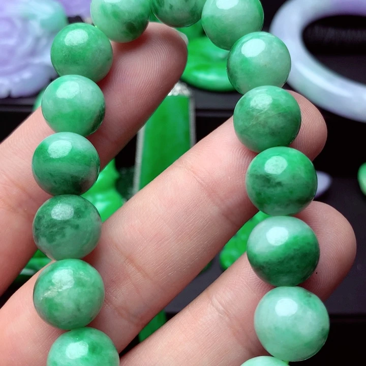 翡翠未镶嵌手链手串