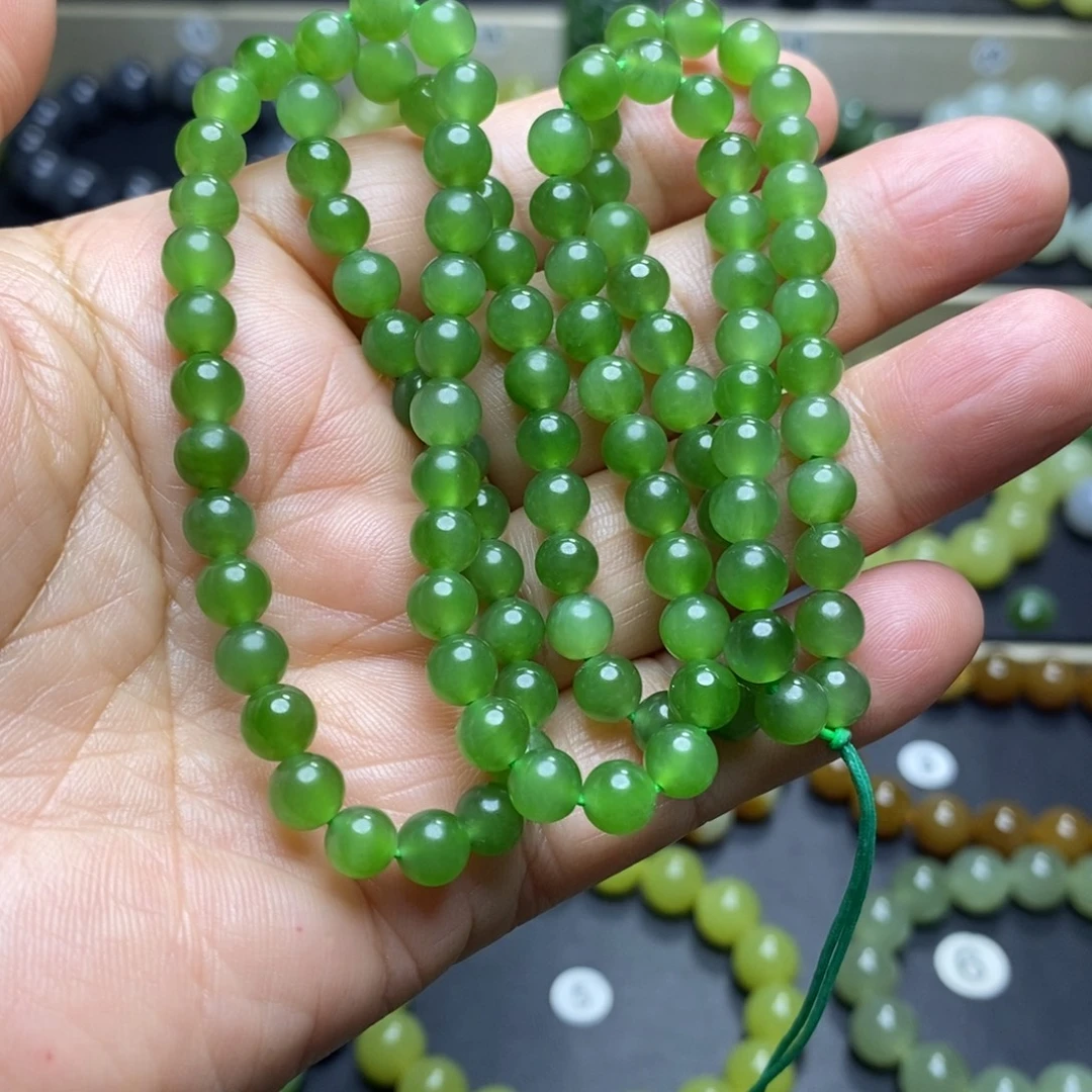 和田玉未镶嵌手串