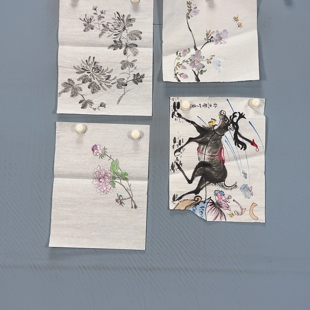 国画703 牡丹一如您的脸颊美丽