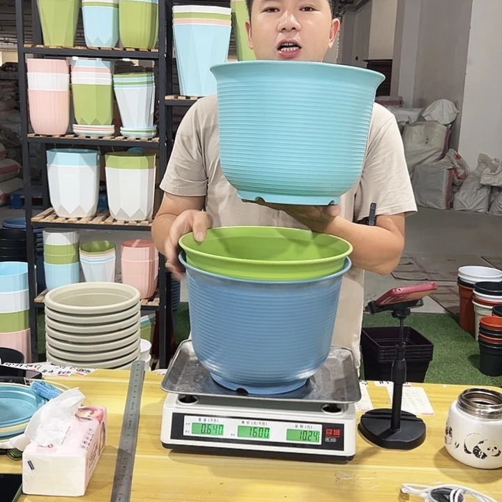 矮陶口30高21混色3个无托