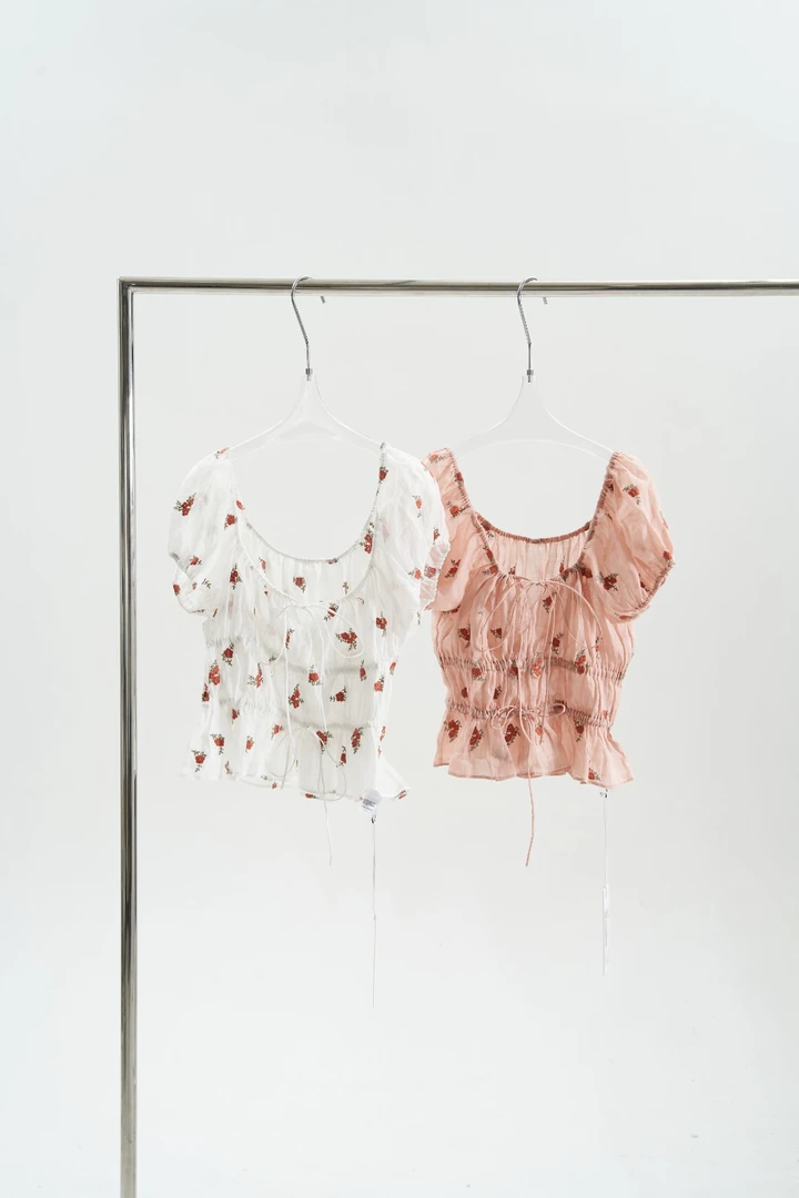 HTT小众设计感原创U领时尚休闲上衣5221222