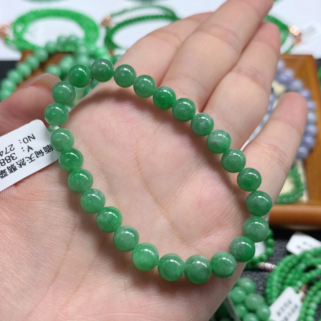 未镶嵌手链翡翠翡翠