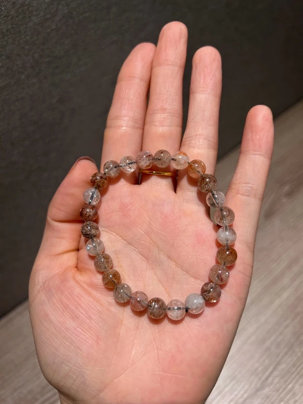 非金属仿水晶手链 泰米亿超七水jing 手串