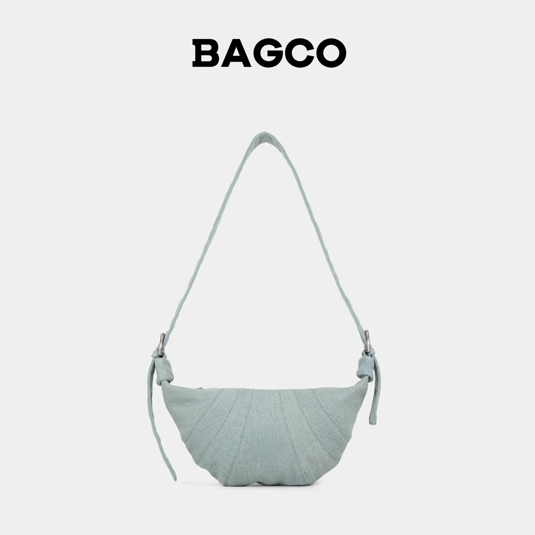 BAGCO磨毛重工水洗单宁牛角包TZ