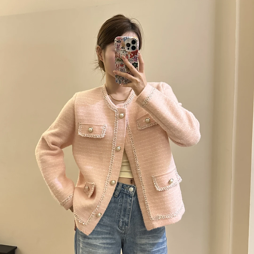 【804】秋冬时尚气质小香风女外套