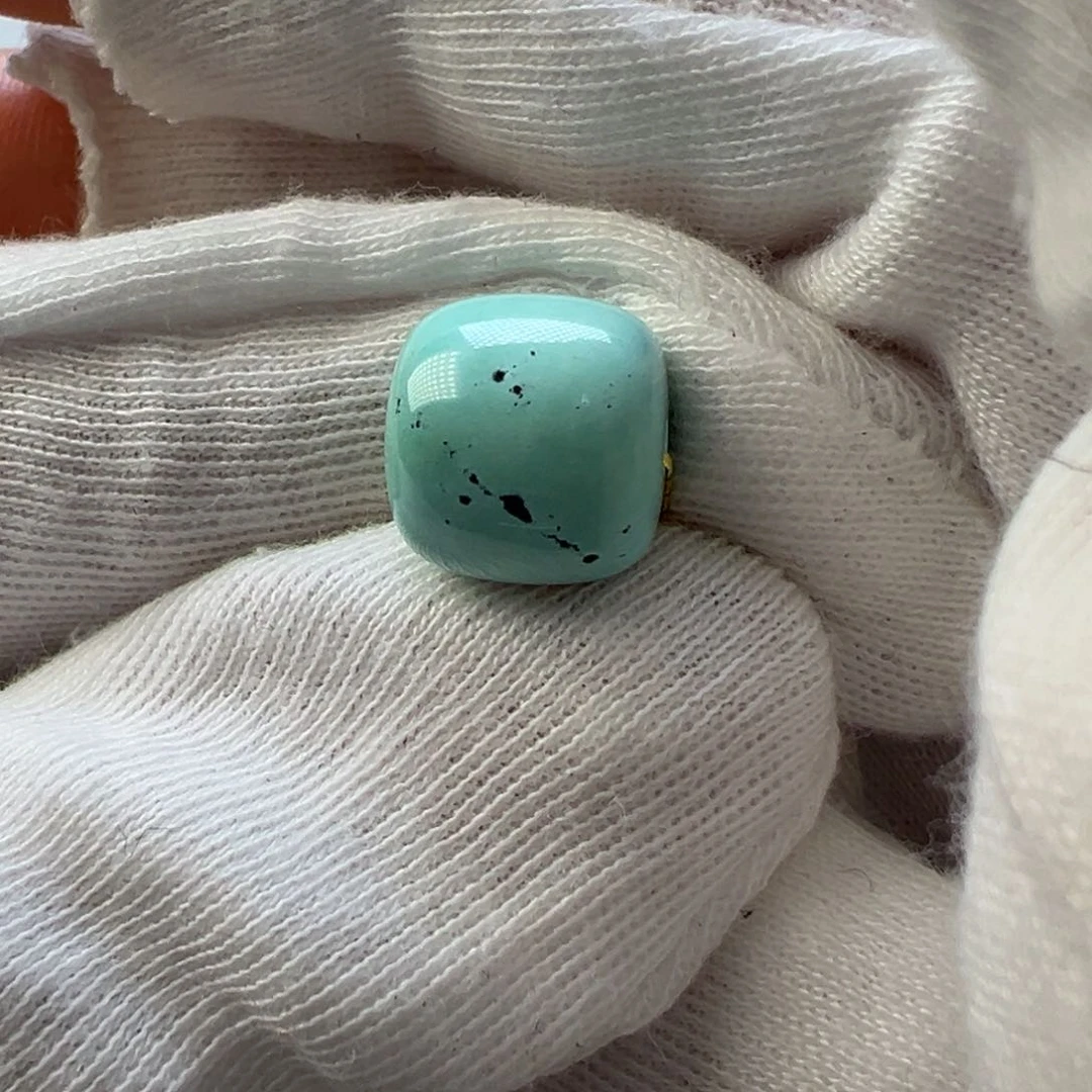 绿松石未镶嵌配饰7.5mm直径11.4