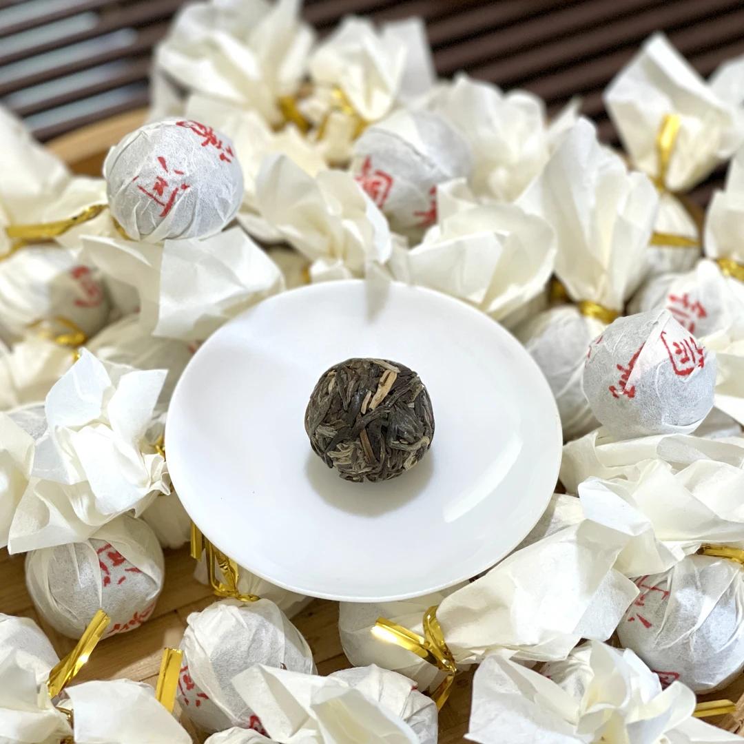 2023年 铜箐河龙珠 古树头春纯料 普洱生茶龙珠