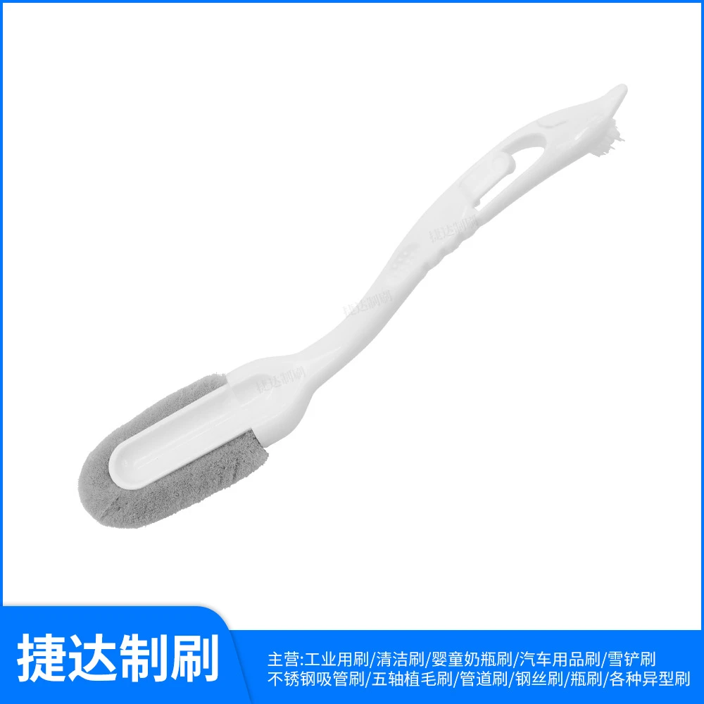 创意纤维丝软毛洗鞋刷子多功能洗衣刷鞋不伤鞋家用鞋刷子长柄去污