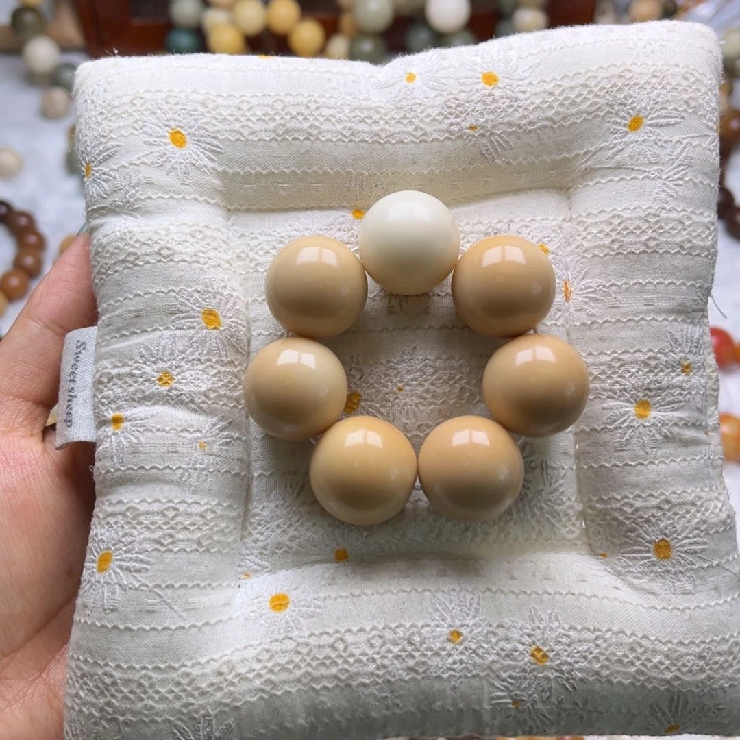 菩提根/象牙果吊坠牙果圆珠卡21一颗暗裂其它默认微瑕125