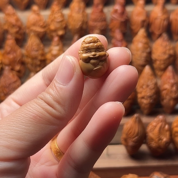 品***壶橄榄核吊坠橄榄核