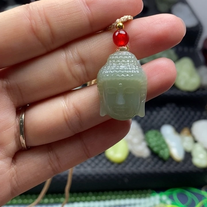 和田玉未镶嵌颈饰3