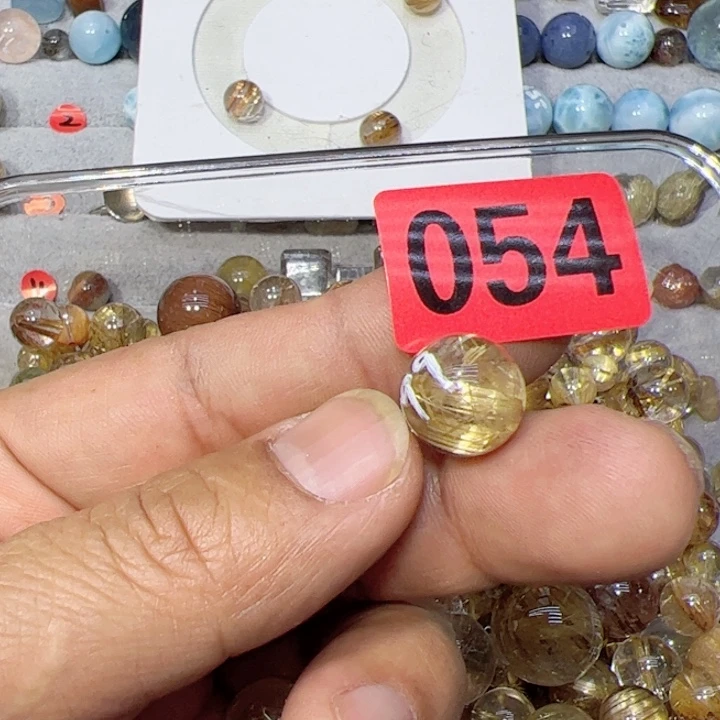 烟晶手链未镶嵌小*圈天然水晶