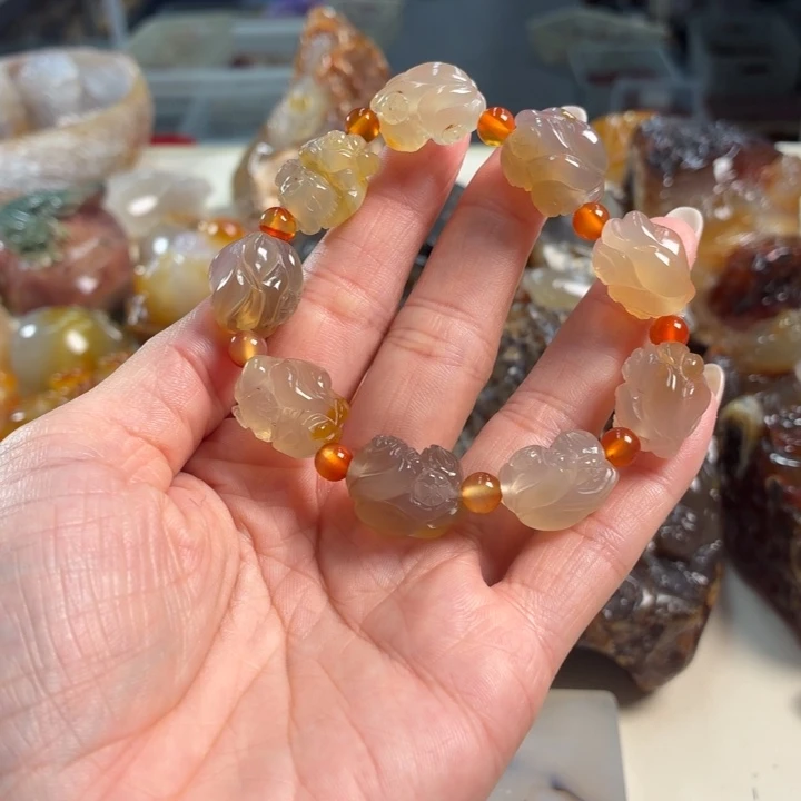 玛瑙/玉髓吊坠(不含链)未镶嵌