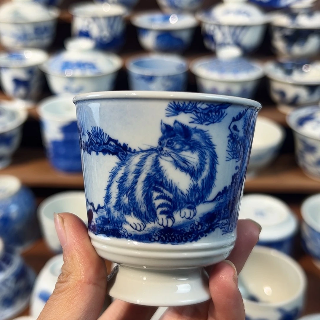 泥藝瓷梦猫咪杯杯