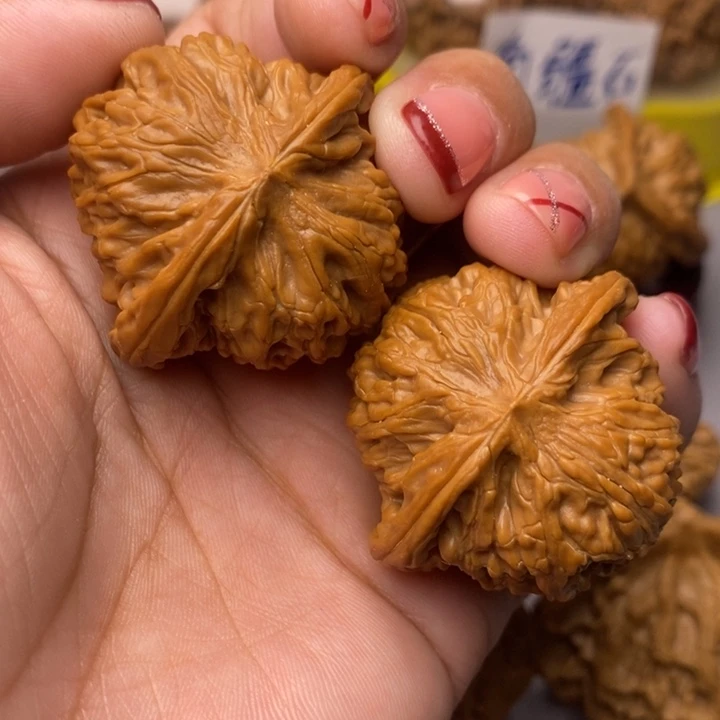 文玩核桃把件不***八40磨盘