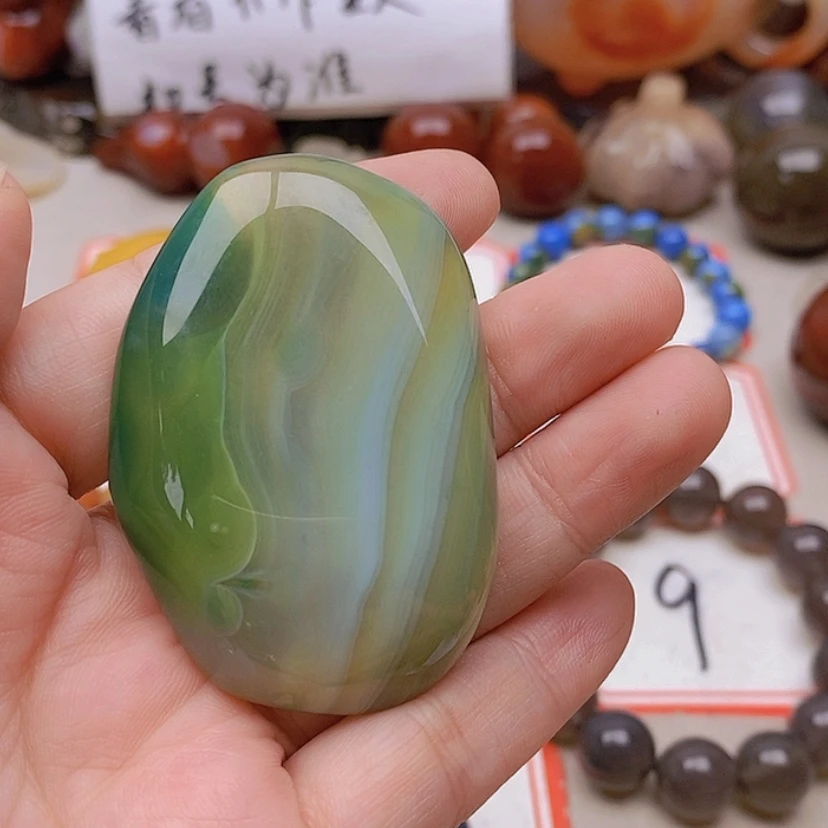 【闪购商品】未镶嵌玛瑙/玉髓珠宝半成品红*