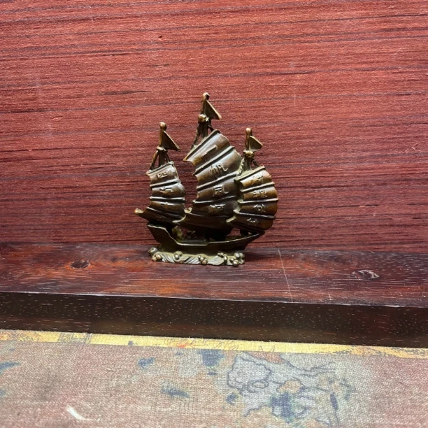 【闪购链接】铜小帆船摆件