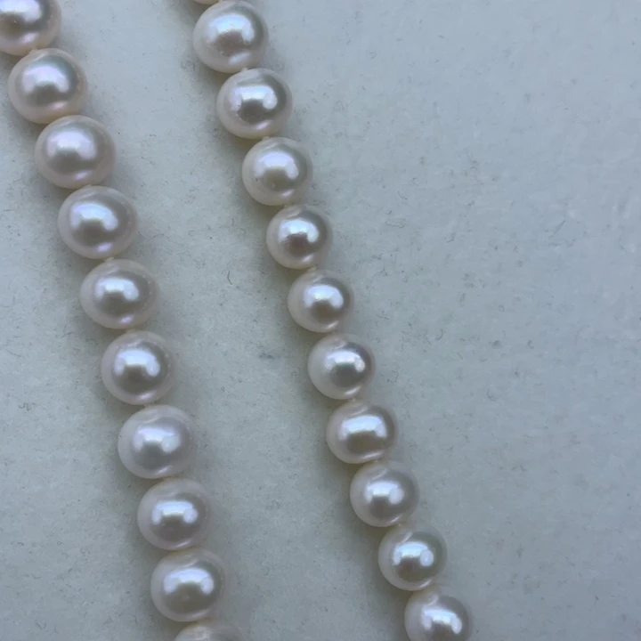 淡水珍珠颈饰银S925镶嵌➕10极光炫彩