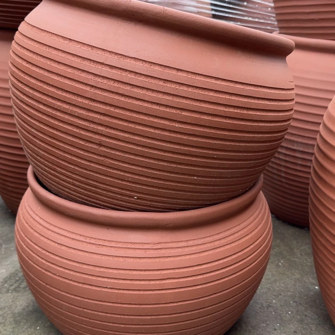 紫砂花盆口40高30宜兴紫砂瑕疵底部火裂口失圆