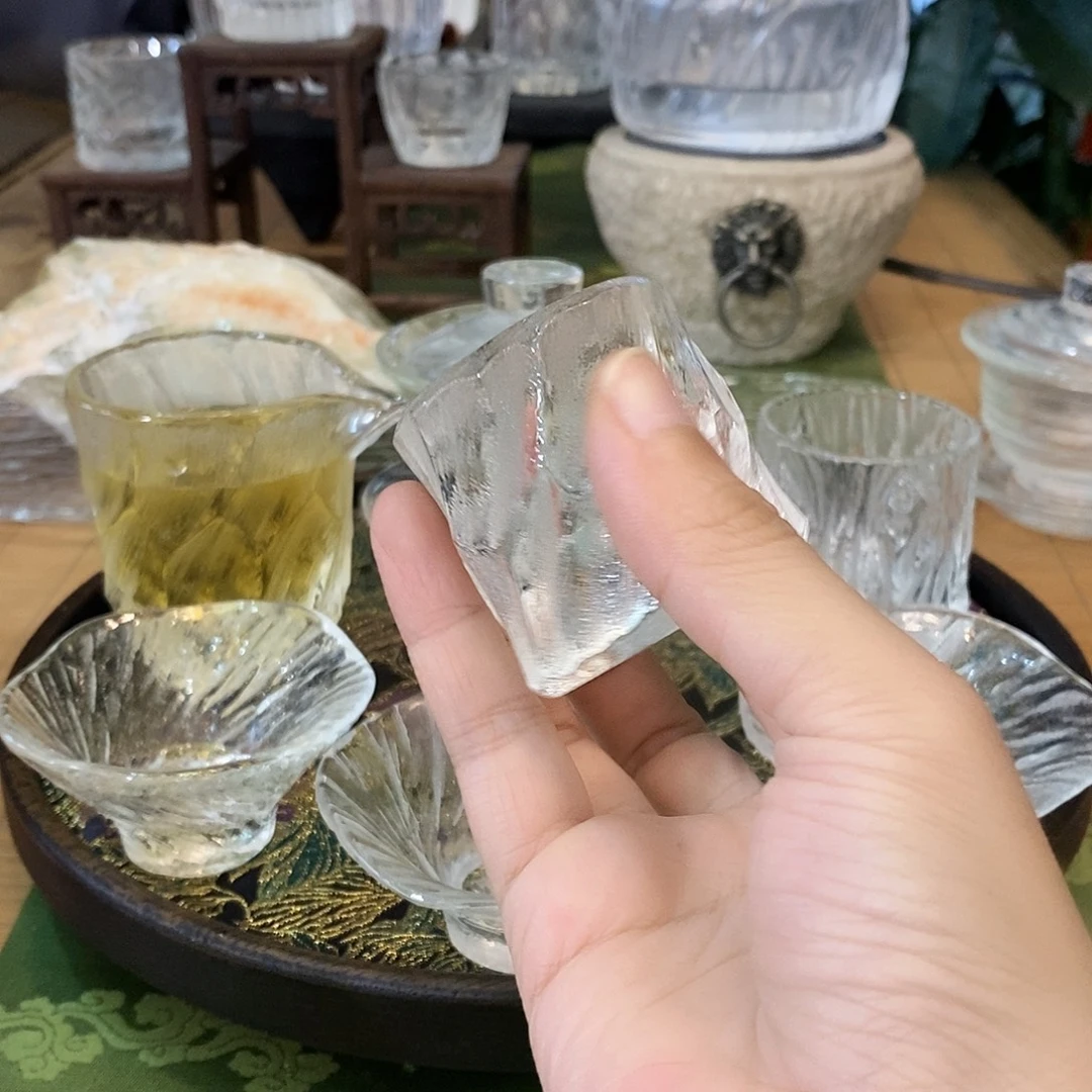 手工艺品琉璃原矿水晶盖置