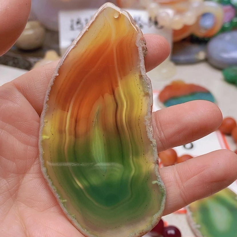 【闪购商品】未镶嵌玛瑙/玉髓珠宝半成品颖*